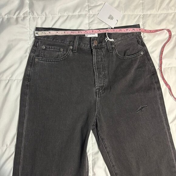 Pistola | Cassie Super High Rise Straight in Night Shade Distressed - Picture 7 of 9